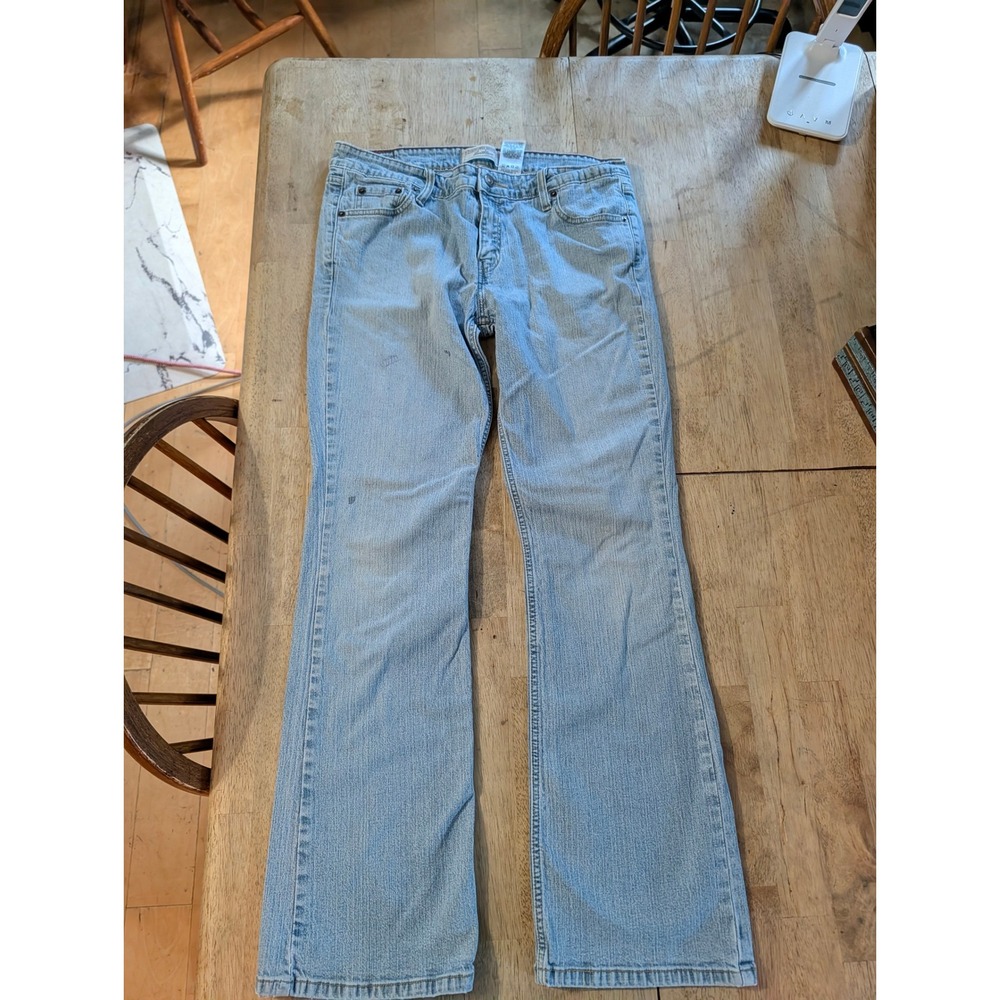 Signature by Levi Strauss Juniors Stretch Lowrise Bootcut‎ Jeans Light Wash 13M